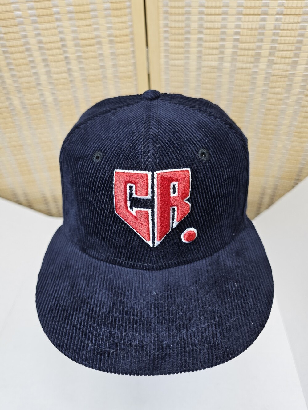 New Era 59FIFTY Czech Republic WBC Baseball Cap Navy Corduroy 7 1/4 NWT